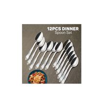 12pcs Stainless Steel Dinner Spoon Set